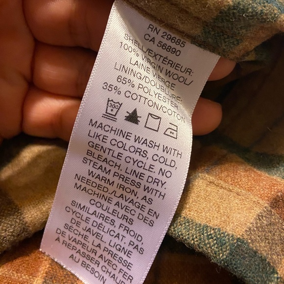 Pendleton the original boardshirt 100% virgin wool ranger plaid Large - Picture 12 of 13